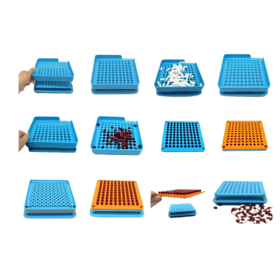 1. YITI Capsule Filling Machine – Size 4 (100 Holes)